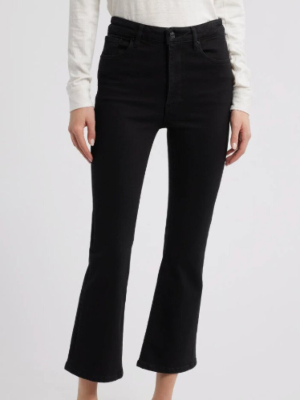 FRAME The Reboot Crop High Waist Ankle Bootcut Jeans